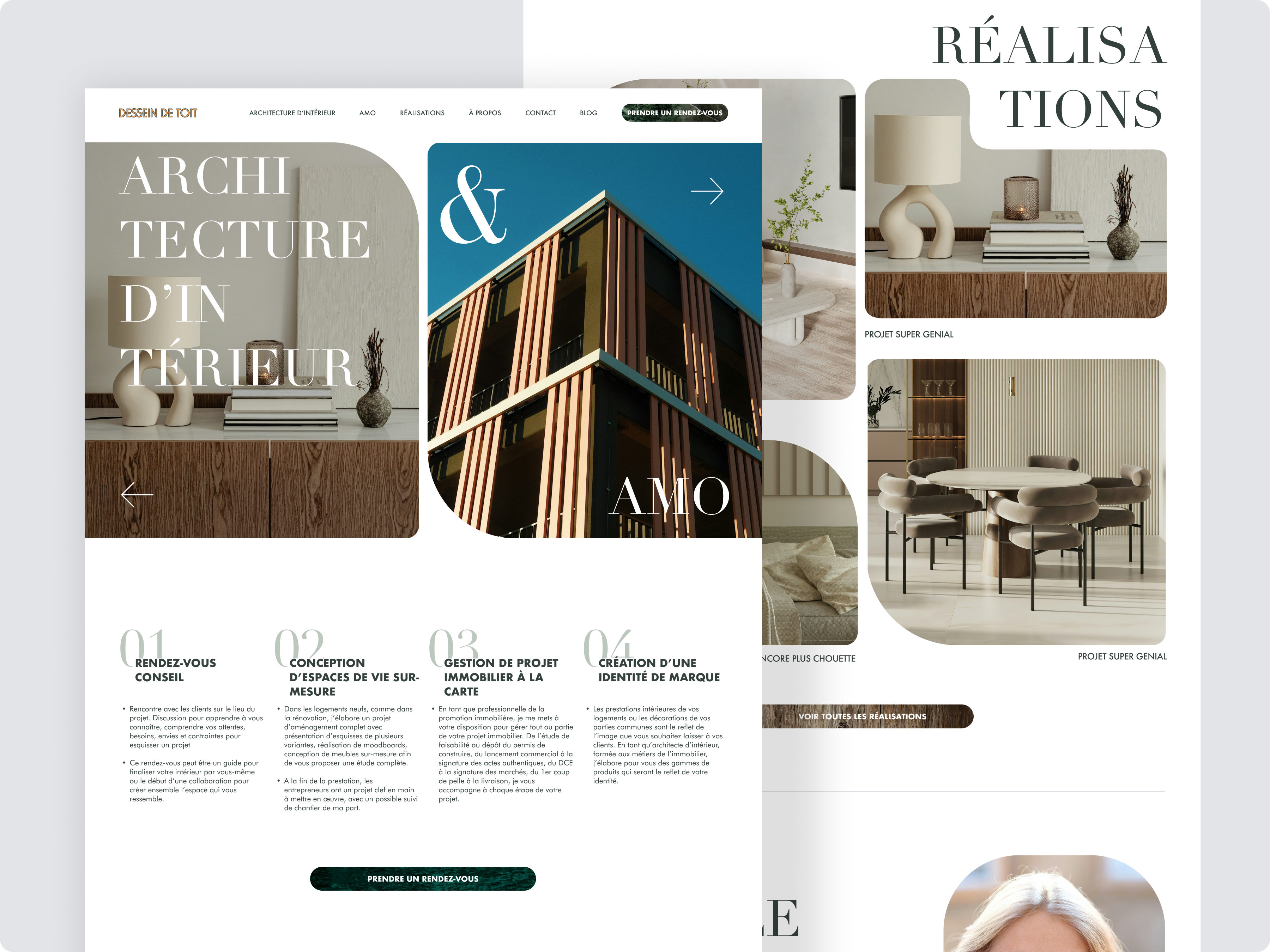 Dessein de Toit homepage portfolio